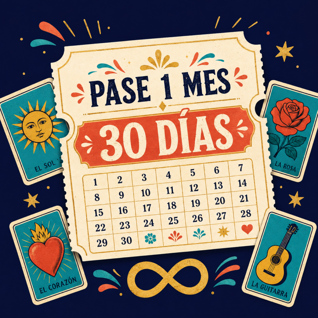 Pase de Fiesta Bingo por 1 mes y 30 días