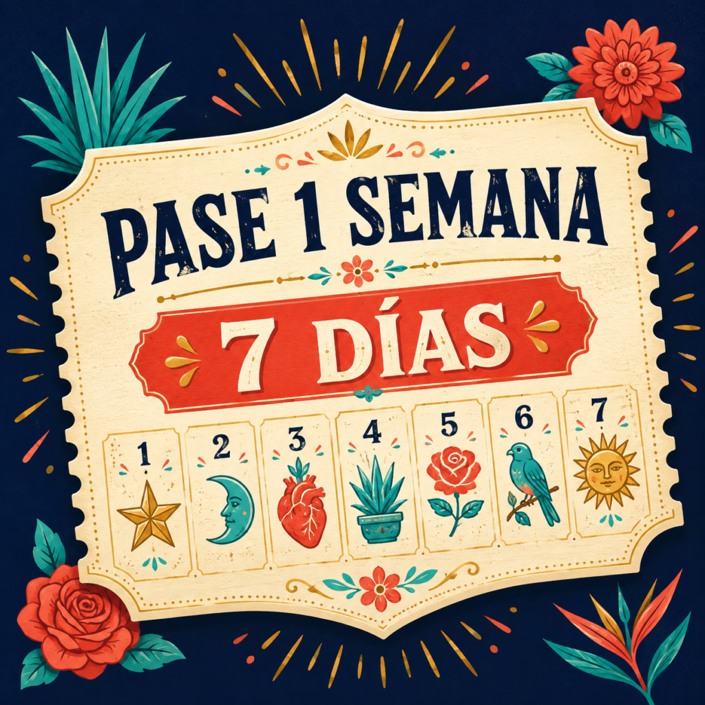 Pase de Fiesta Bingo por 1 semana y 7 días